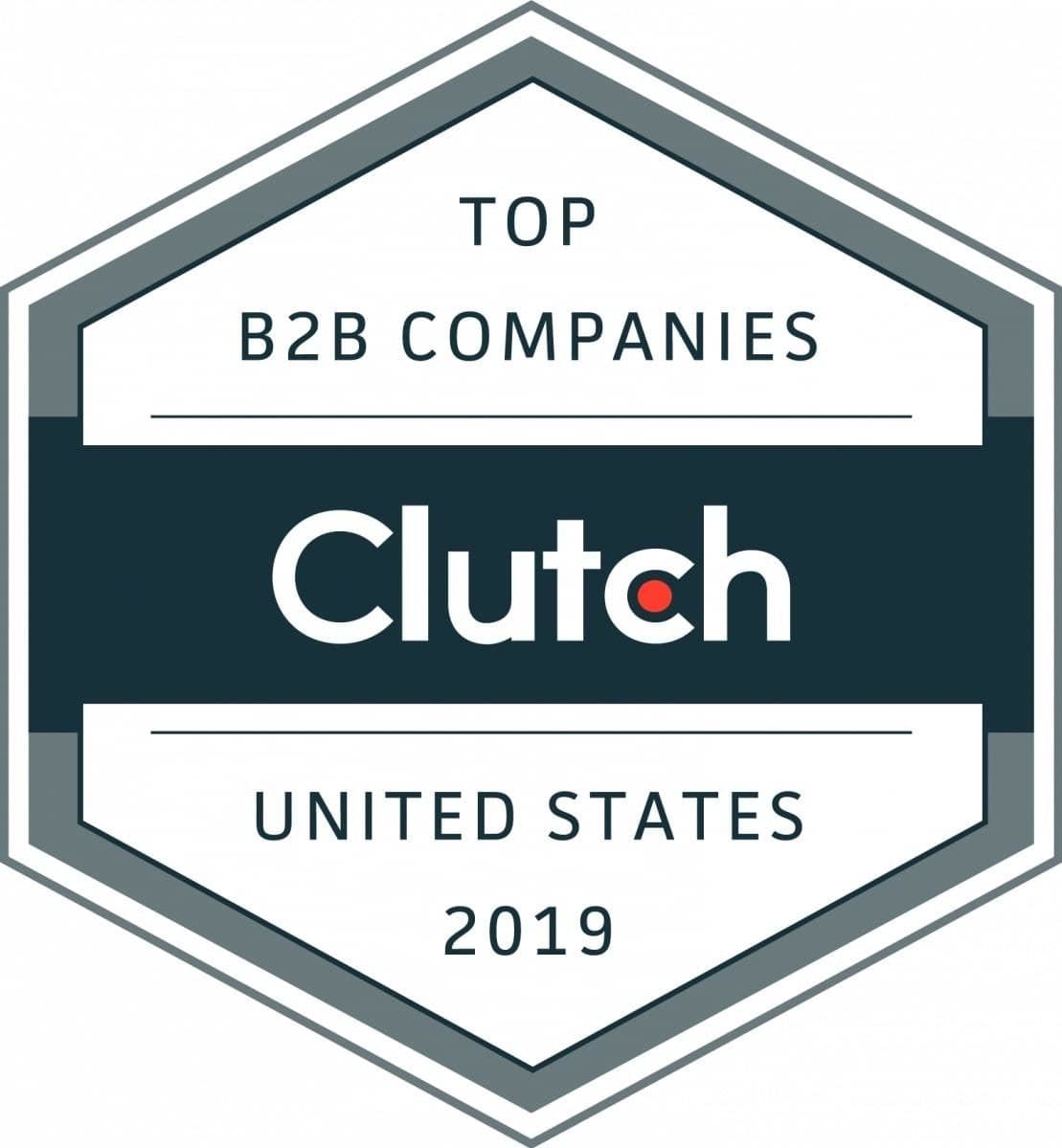 Top clutch b2b companies united states award 2019