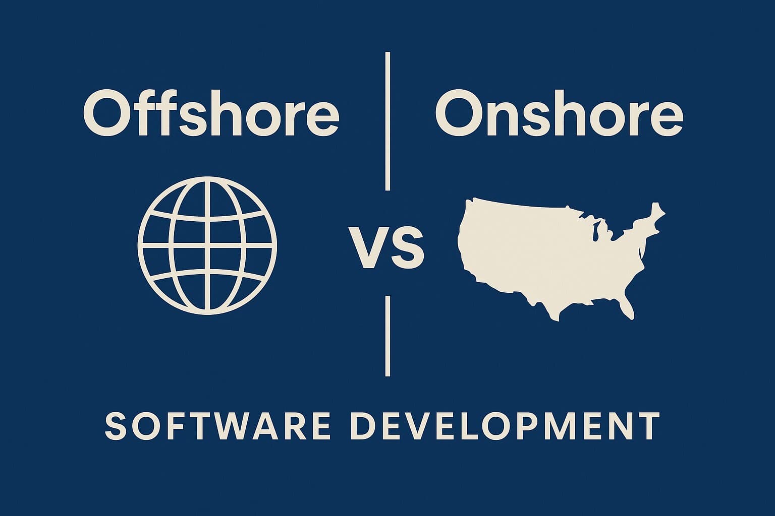 Offshore vs Onshore Software Development Hero