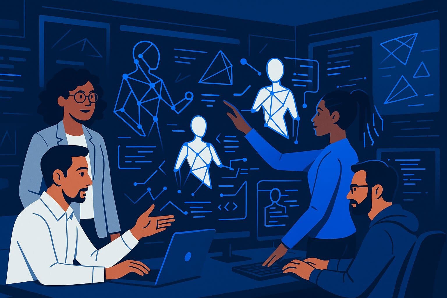 Hero visual: The Agentic SDLC reimagines collaborative software engineering through human-AI teams.