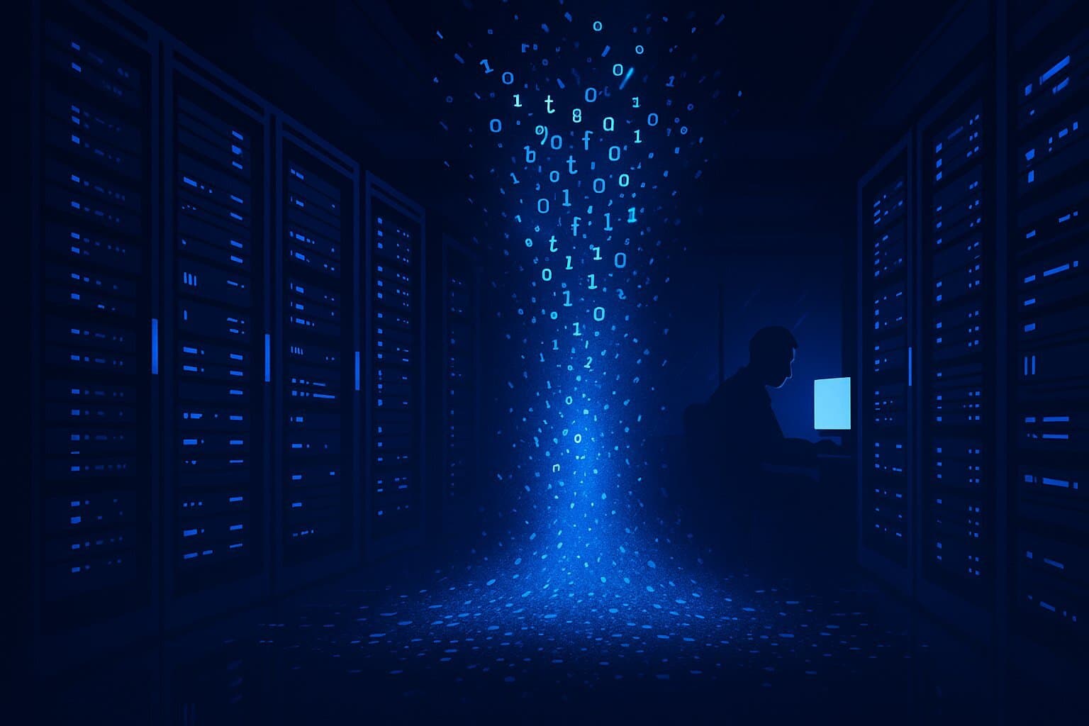 Hero visual: Moments before catastrophic AI-driven data loss.