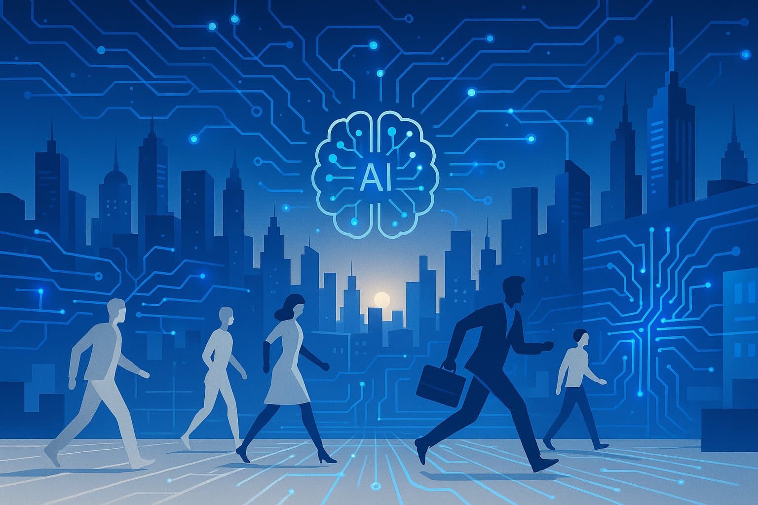 AI is shaping the foundation and skyline of the future business landscape.