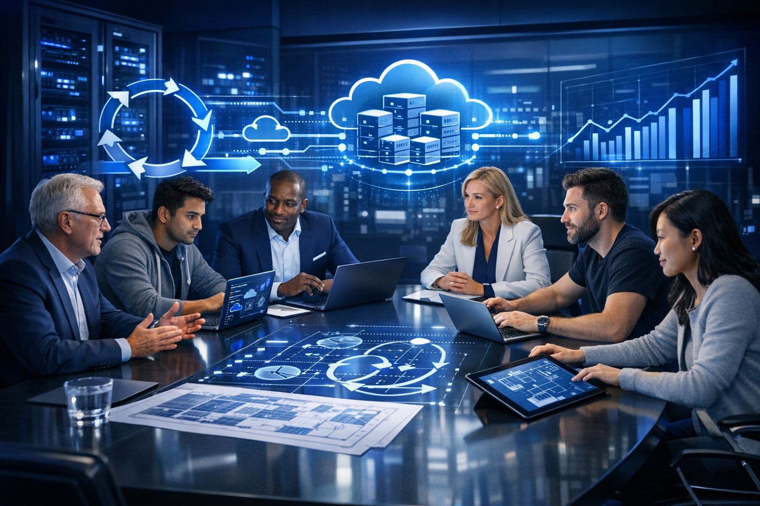 Collaboration at the intersection of business leadership and technical excellence sets the stage for success.