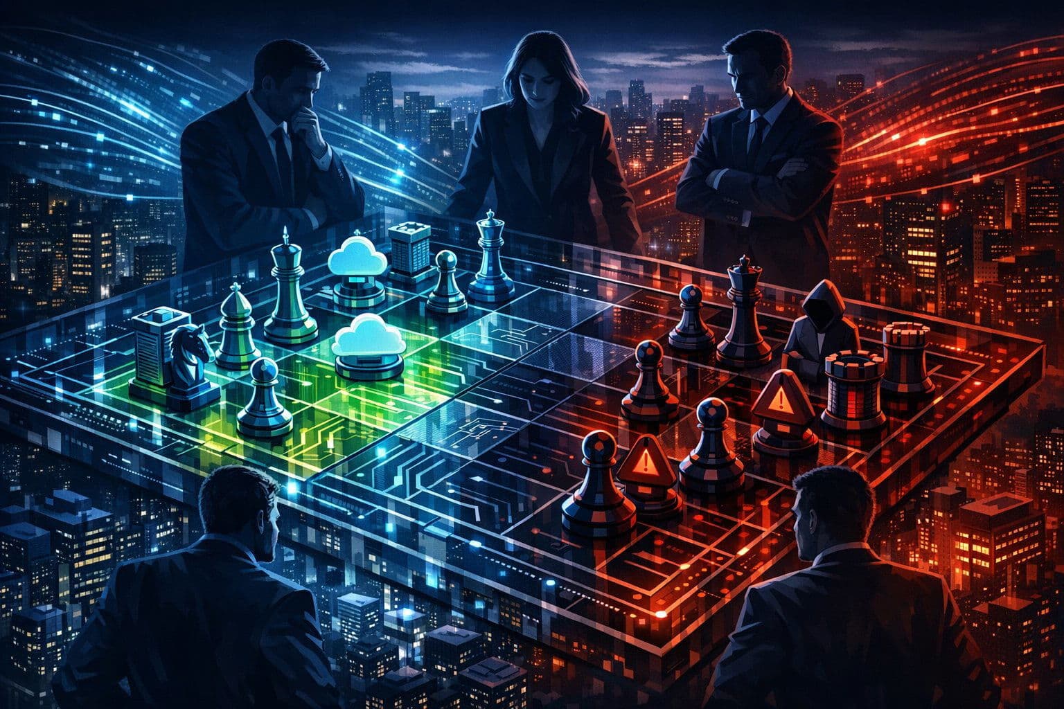 The modern executive's software investment decisions: a high-stakes, risk-laden digital chess game.