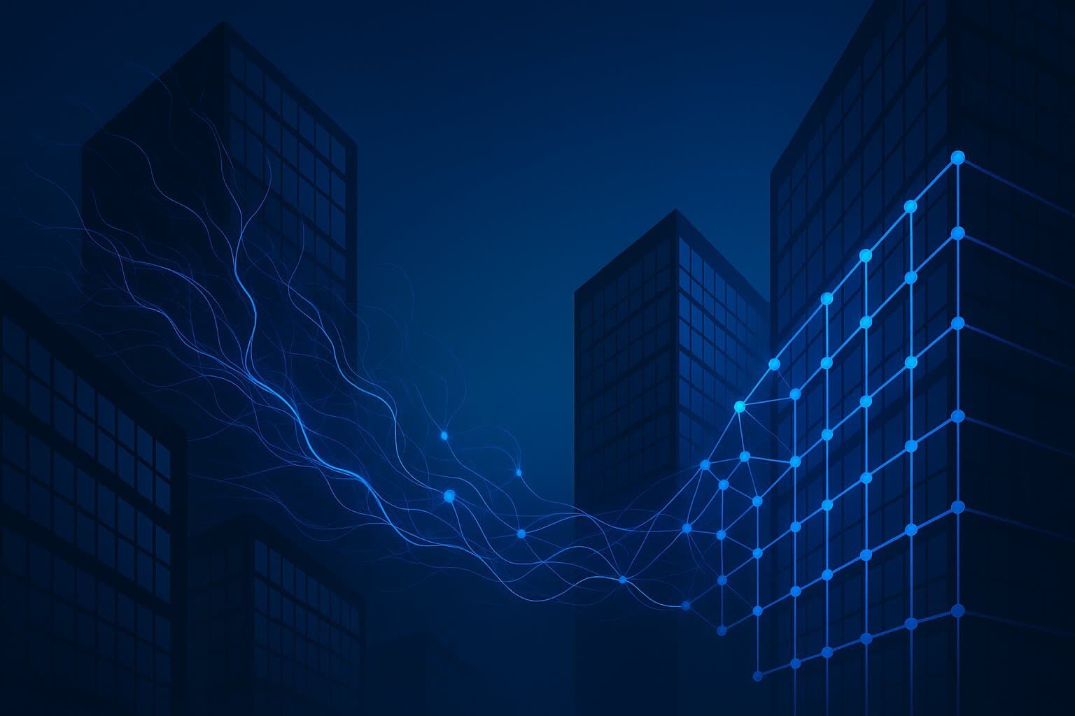 The intersection of order and creative unpredictability in enterprise AI.